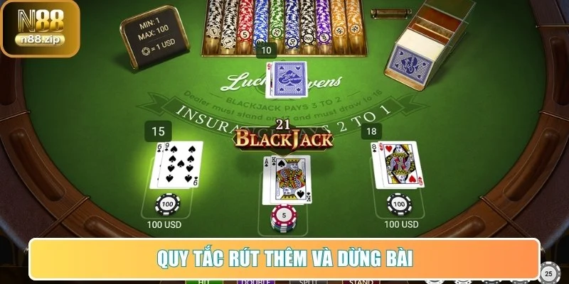 Quy tắc rút thêm và dừng bài