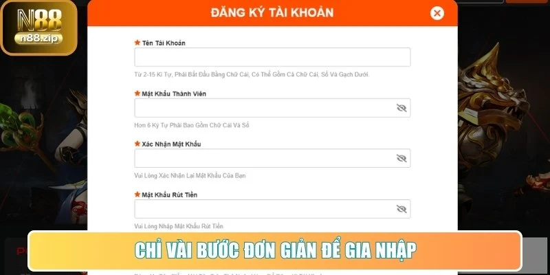 Chỉ vài bước đơn giản để gia nhập giải trí